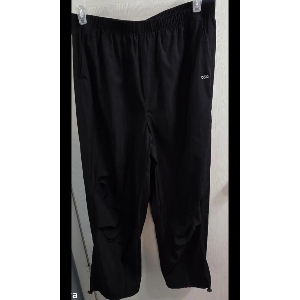 NWT DSG Women's Black High Rise Woven Everyday Jogger Pant Size L Athletic Gym